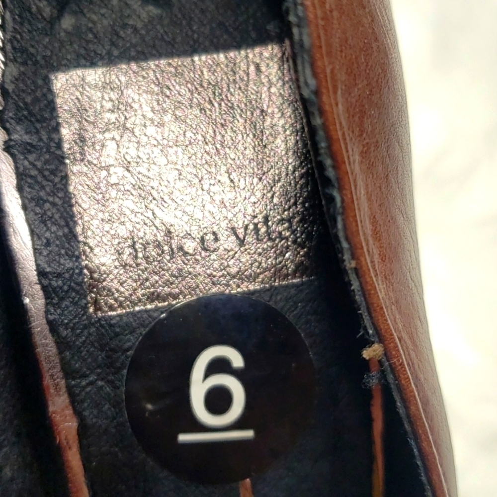 Dolce Vita Chocolate Brown Stiletto Heels - Picture 5 of 8